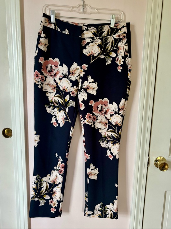 Cynthia Rowley Pants - Cynthia Rowley Navy Floral Cropped Pants